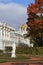 Russia, St. Petersburg, September 28, 2019, Catherine Park. In the photo, the Catherine Palace in Tsarskoye Selo against the