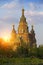 Russia, suburb of Saint Petersburg, the St. Peter and Paul Cathedral