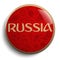 Russia Text Football Red Round Symbol