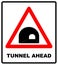 Russia Tunnel Ahead Sign