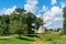 Russia, Uglich, July 2020. Russia, Uglich, July 2020. Horizontal view of the Church of the Kazan Icon of the Mother of God in the