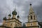 Russia, Uglich, June 27, 2015: Church of the Nativity of John the Baptist in Uglich. gold ring of Russia