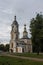 Russia, Uglich, June 27, 2015: The Kazan Church in Uglich. gold ring of Russia