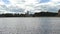 Russia, Veliky Novgorod, June 08, 2018, Panoramic view of the Volkhov River