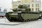 RUSSIA, VERKHNYAYA PYSHMA - FEBRUARY 12. 2018: Soviet multi-turreted heavy tank T-35 in the museum of military equipment