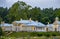 Russia, Vyborg - June 27, 2023: The main manor house of Mon Repos park