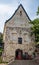 Russia, Vyborg - June 27, 2023: Stone estate of a burgher