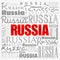 Russia wallpaper word cloud, travel concept background