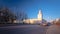 Russia, Yaroslavl. The building of the former barracks Voznesensk timelapse