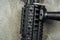 Russian automatic rifle Ak-47 close up, military weapon