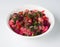 Russian beetroot salad Vinigret in a bowl