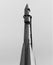 Russian black & white rocket background