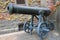 Russian cannon captured by British army in Crimea