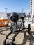 Russian Cannon on the walls of the main town on the Rock of Gibraltar