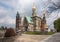 Russian chapel and jugendstil tower