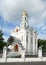 Russian church with gold cupola