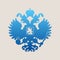 Russian coat of arms double-headed eagle emblem