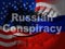 Russian Conspiracy Scheme Eye. Politicians Conspiring With Foreign Governments 3d Illustration