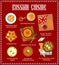 Russian cuisine menu, restaurant food dishes meals