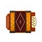 Russian culture, landmarks and symbols. Modern musical instrument accordion.