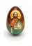 Russian Easter egg isolated