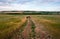 Russian field. The steppe.