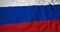 Russian flag in 3D rendering
