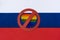 The Russian flag and the ban on LGBT people