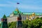 Russian Flag waves over the Kremlin