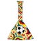 Russian folk musical instrument balalaika and soccer ball. Theme football in Russia.