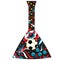 Russian folk musical instrument balalaika and soccer ball. Theme football in Russia.