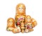 Russian folk wooden nesting doll