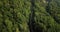 Russian Forest And Mountains Under Blue Sky By Aerial Drone.