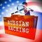 Russian Hacking Election Attack Alert 3d Illustration