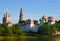 Russian monastery at a lake