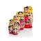 Russian nesting doll family