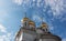 Russian Orthodox Church with four gilded domes