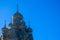 Russian Orthodox Domes and crosses against bright blue sky