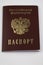 Russian passport in macro