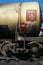 Russian railways. The tank with crude oil