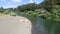 Russian river and beach in California