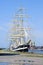 Russian sail training ship Kruzenshtern. Kaliningrad