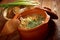 Russian sauerkraut soup stchi