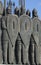 Russian soldiers. Detail of the monument Battle on the Ice in Pskov region