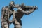 Russian soldiers statue in Victory Square in Bishkek, Kyrgyzstan