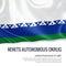 Russian state Nenets Autonomous Okrug flag.