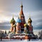 Russian-Style Fantasy-Art Castles in the Snow