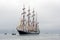 The Russian tall ship