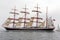 The Russian tall ship