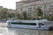 Russian tourist ship `River Lounge St. Petersburg` on the Moscow River